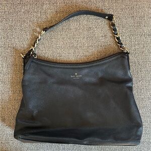 Kate Spade Black Leather Shoulder Bag